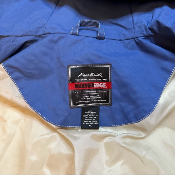 Eddie Bauer WeatherEdge Raincoat Blue Size Extra Large - Picture 5 of 7